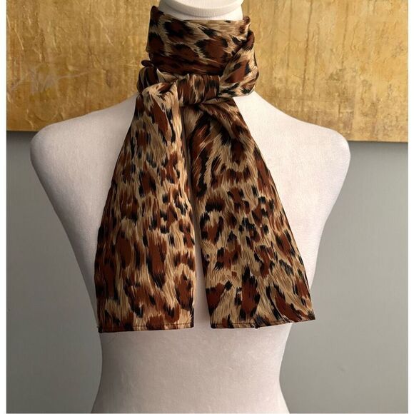 Animal Print Lightweight Scarf - Picture 1 of 8